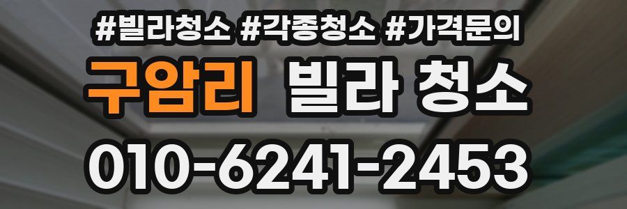 구암리 빌라 청소