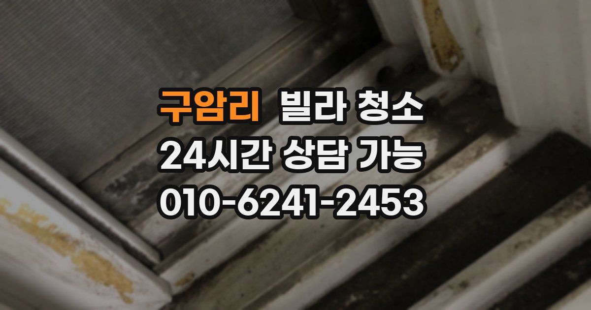 구암리 빌라 청소