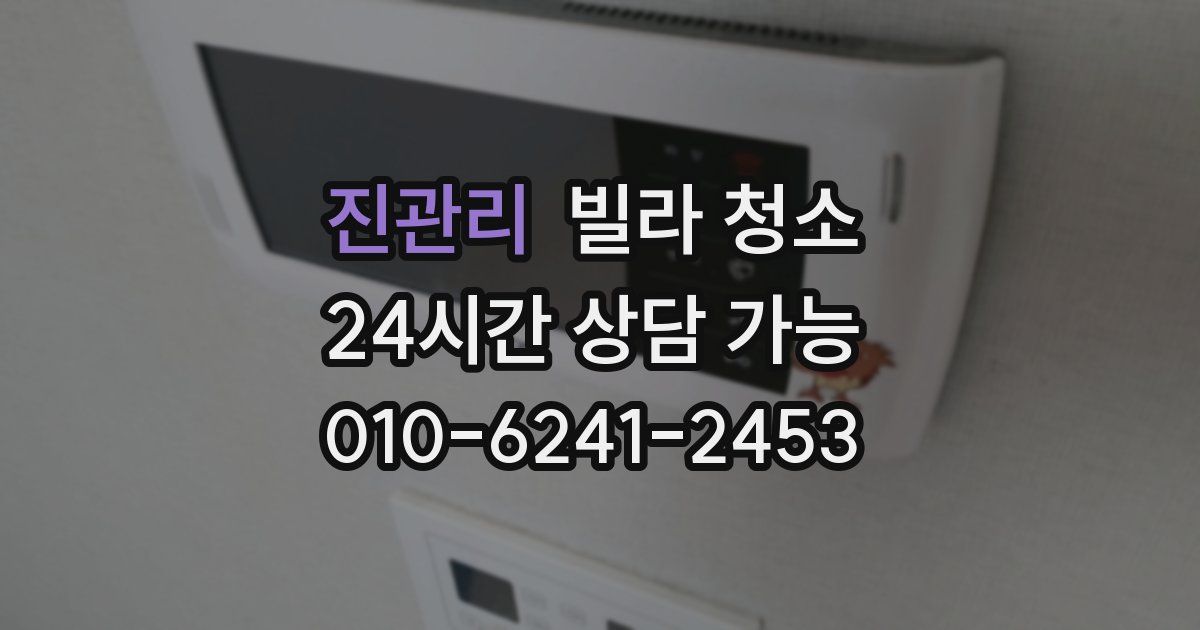 진관리 빌라 청소