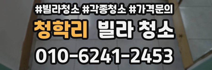 청학리 빌라 청소
