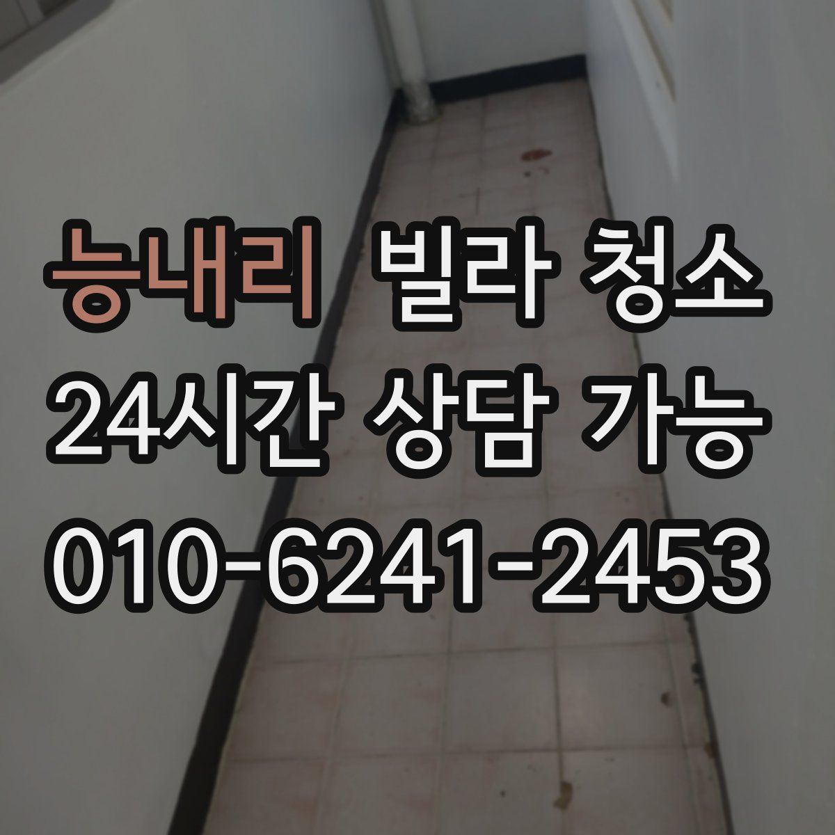 능내리 빌라 청소