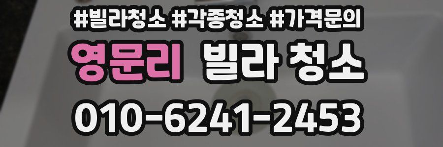 영문리 빌라 청소
