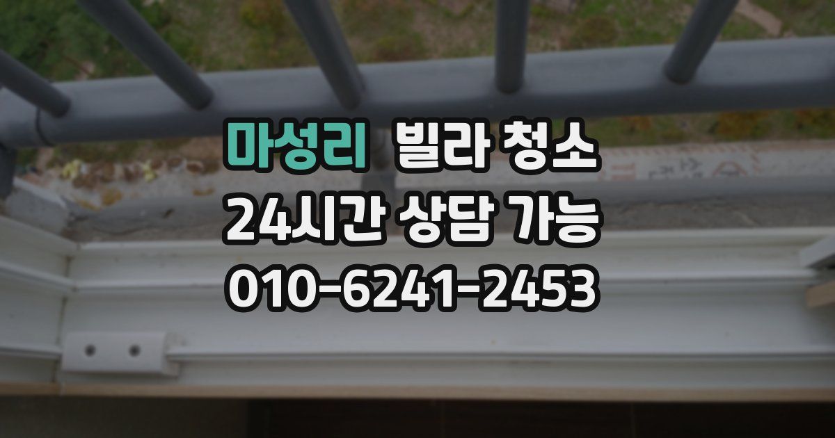 마성리 빌라 청소