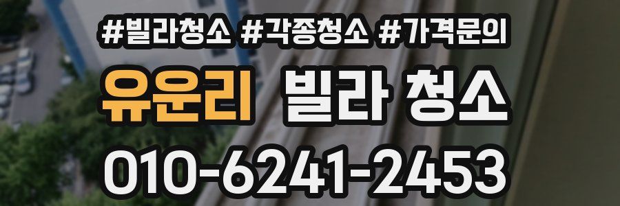 유운리 빌라 청소