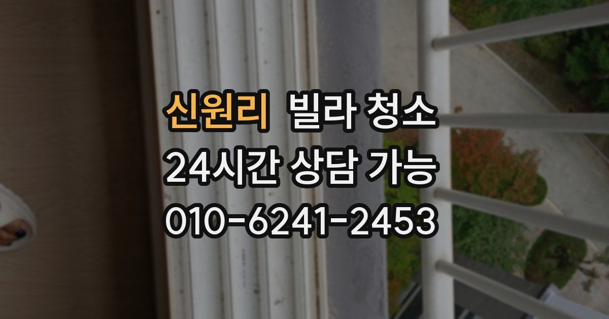 신원리 빌라 청소