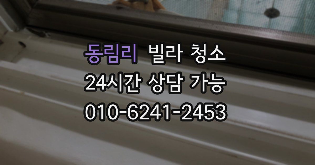 동림리 빌라 청소