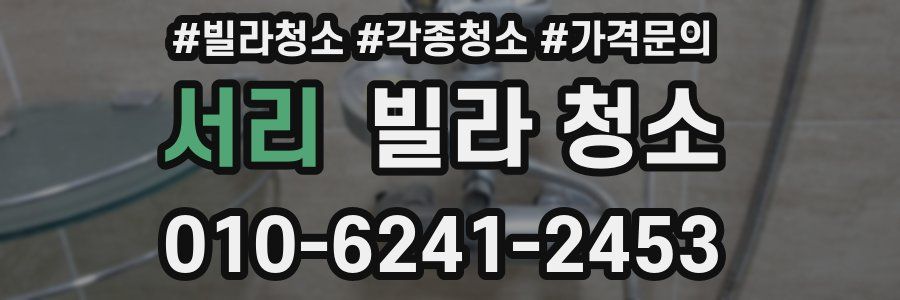 서리 빌라 청소