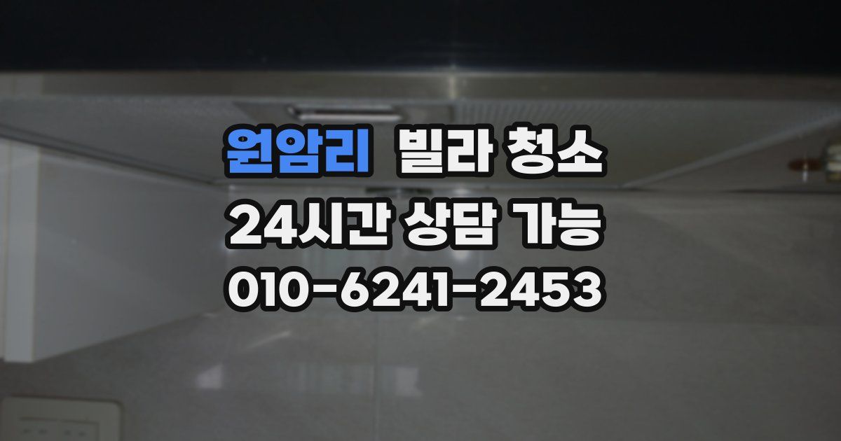 원암리 빌라 청소