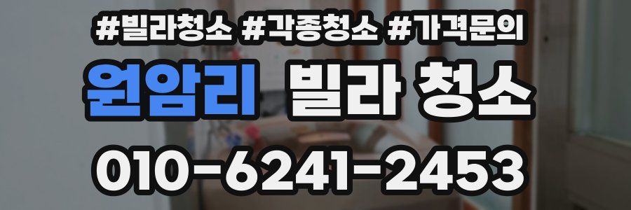 원암리 빌라 청소