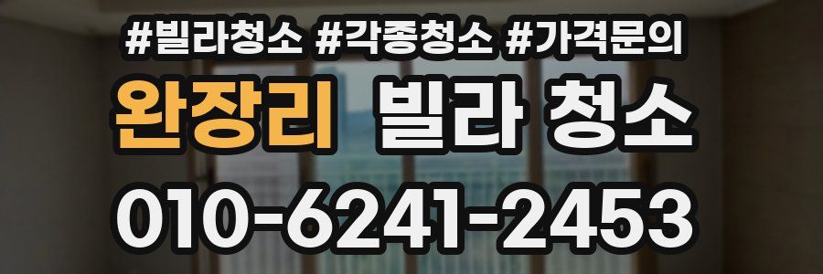 완장리 빌라 청소