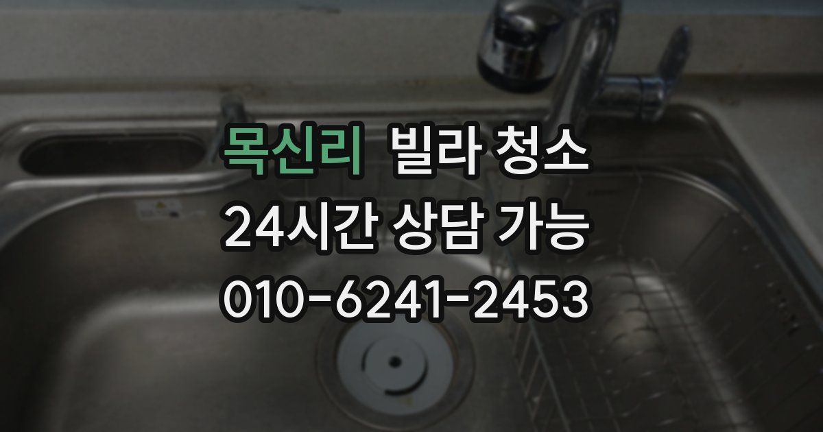 목신리 빌라 청소