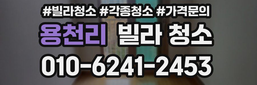 용천리 빌라 청소