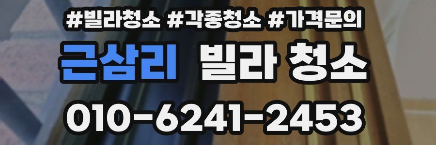 근삼리 빌라 청소