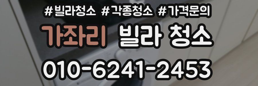 가좌리 빌라 청소