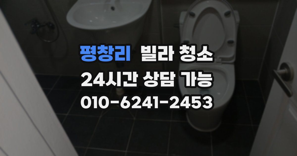 평창리 빌라 청소