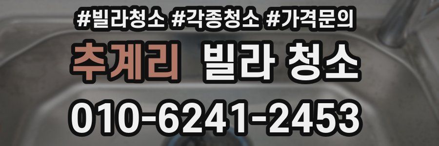 추계리 빌라 청소