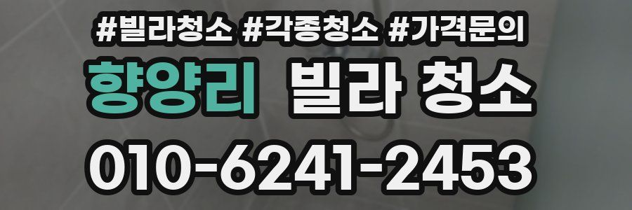 향양리 빌라 청소