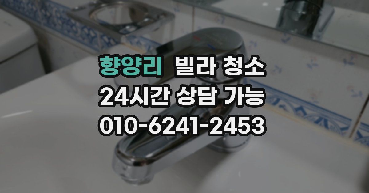 향양리 빌라 청소
