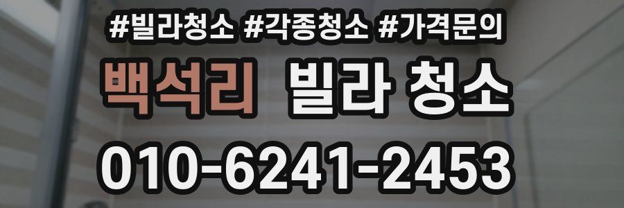 백석리 빌라 청소