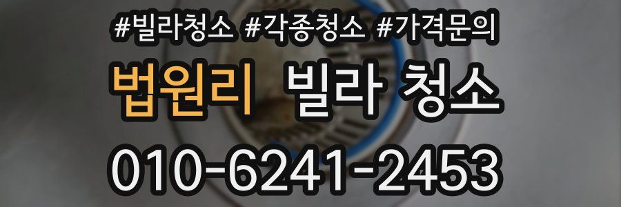 법원리 빌라 청소