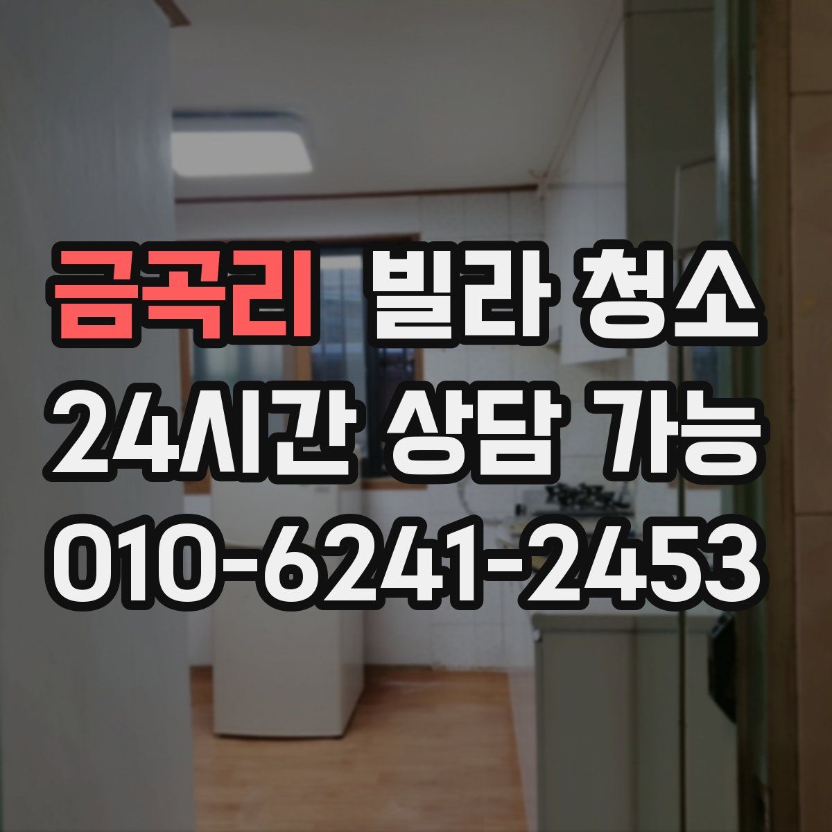 금곡리 빌라 청소