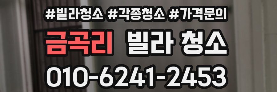금곡리 빌라 청소