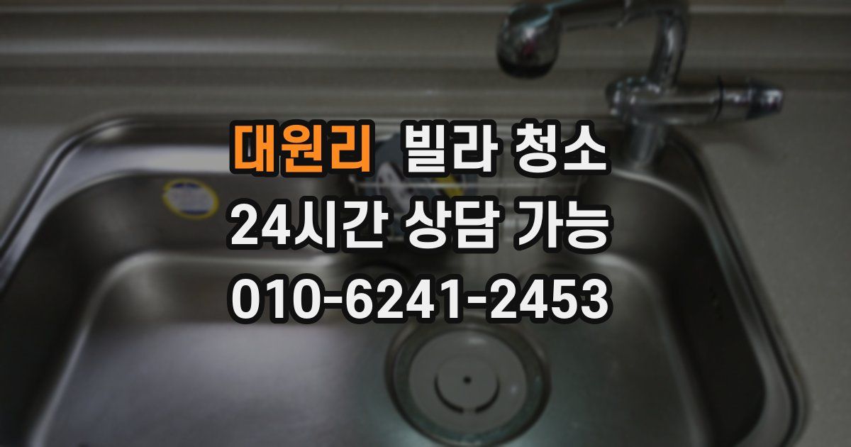 대원리 빌라 청소