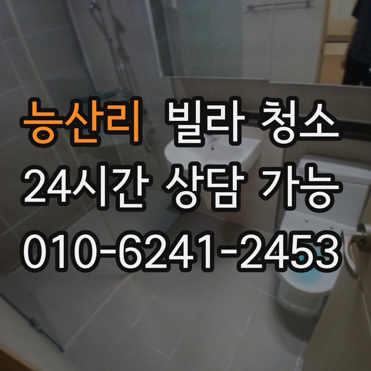 능산리 빌라 청소