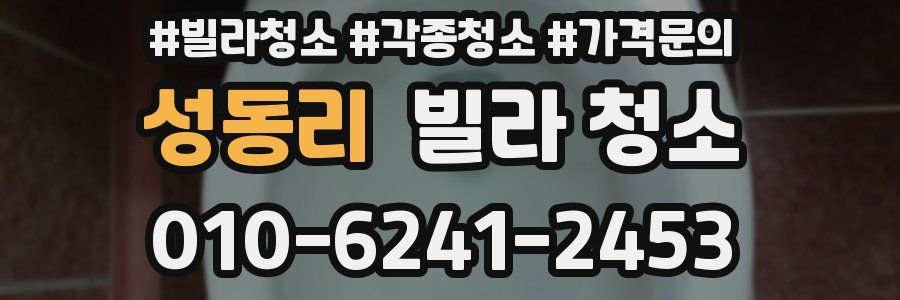 성동리 빌라 청소