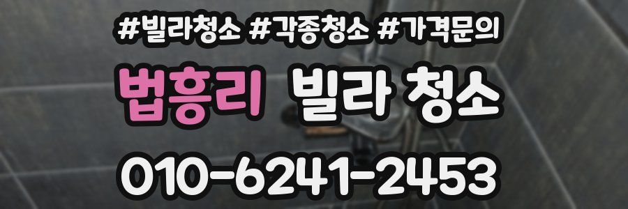 법흥리 빌라 청소