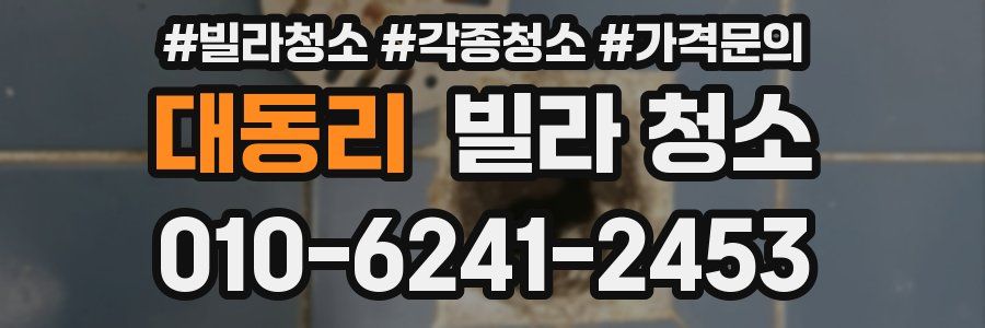 대동리 빌라 청소