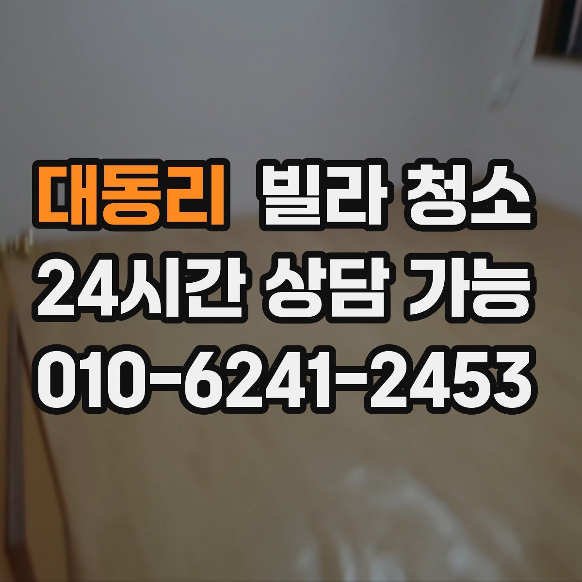 대동리 빌라 청소