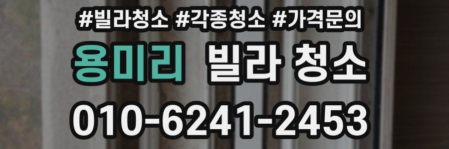 용미리 빌라 청소