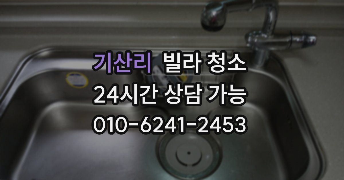 기산리 빌라 청소