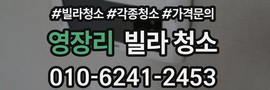 영장리 빌라 청소