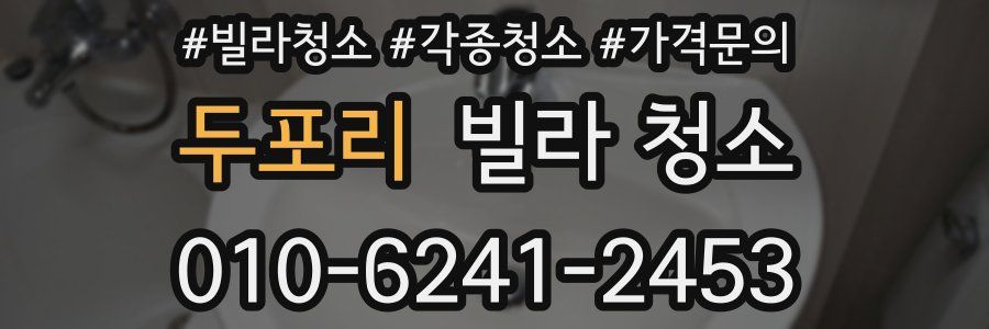 두포리 빌라 청소