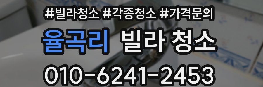 율곡리 빌라 청소