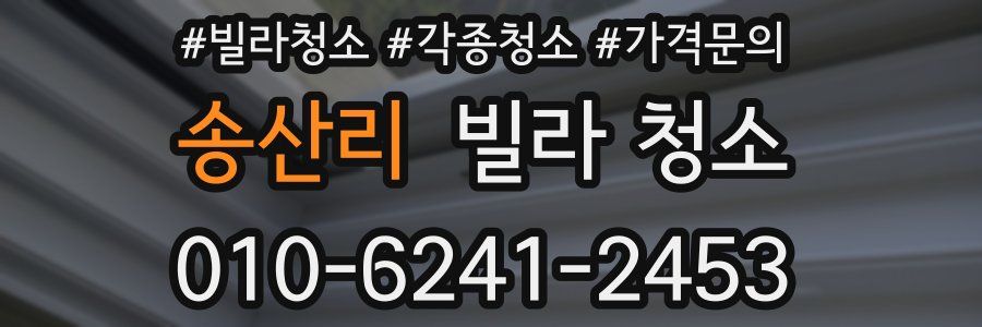 송산리 빌라 청소