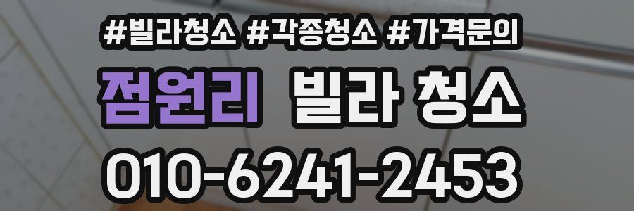 점원리 빌라 청소