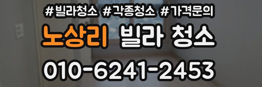 노상리 빌라 청소