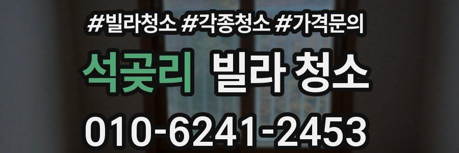 석곶리 빌라 청소