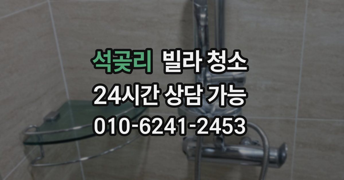 석곶리 빌라 청소