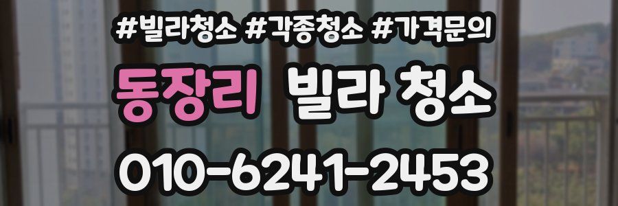 동장리 빌라 청소