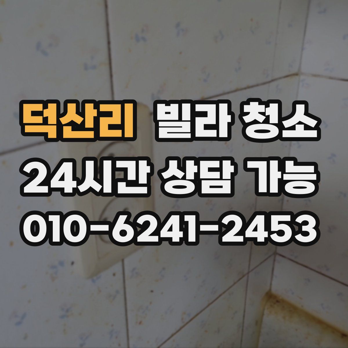 덕산리 빌라 청소