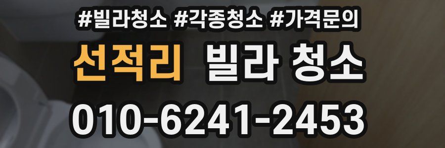 선적리 빌라 청소