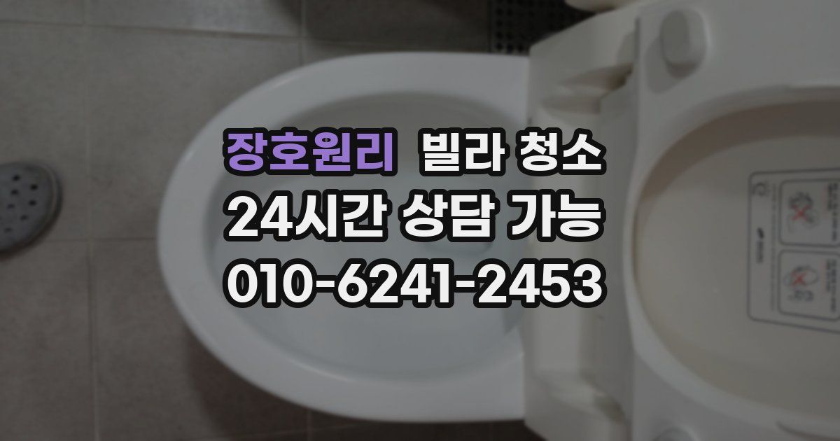 장호원리 빌라 청소