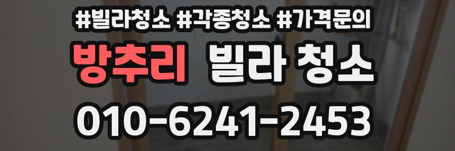 방추리 빌라 청소