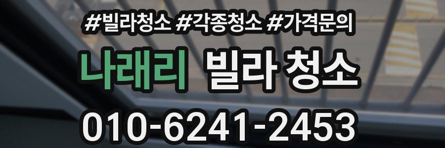 나래리 빌라 청소