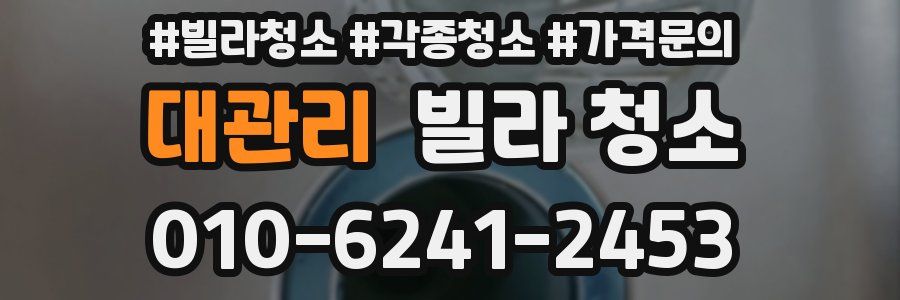 대관리 빌라 청소