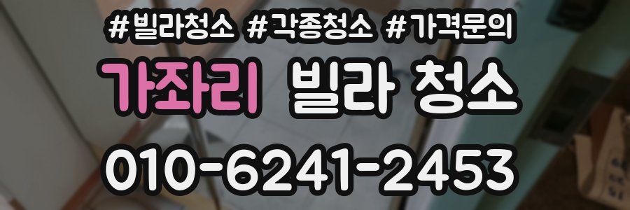 가좌리 빌라 청소